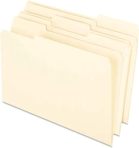 Vista 5 de Earthwise by Pendaflex 74520 - Carpeta de papel reciclado, corte de 1/3, Ltr, Manila (caja de 100)