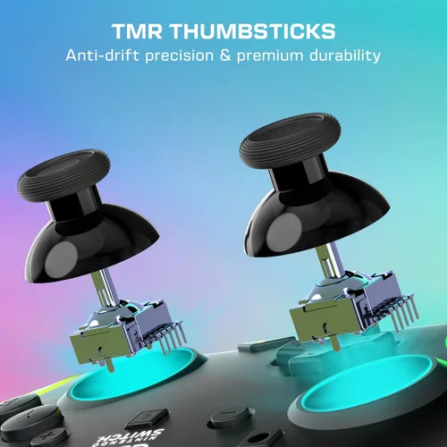 Vista 3 de Turtle Beach Afterglow Wave Wireless RGB Gaming Controller - Officially Licensed for Nintendo Switch 2, Nintendo Switch/Switch Lite/OLED - TMR