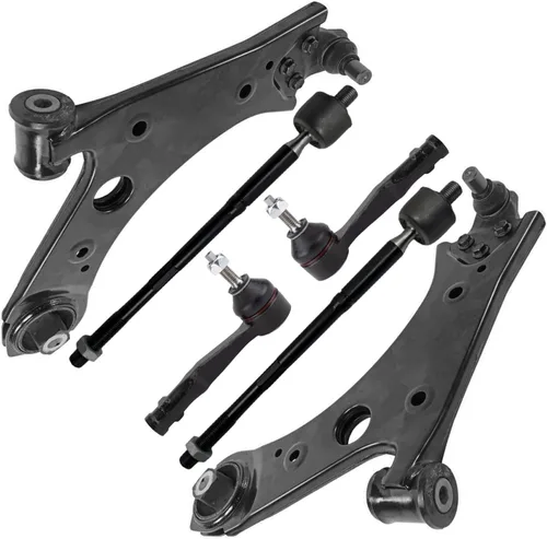 Vista 164 de Detroit Axle - Kit de extremo delantero RWD para Chrysler 300 Dodge Charge Challenger 2011-2019, 2 brazos de control inferiores traseros 2 rótulas