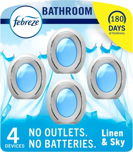 Vista 35 de Febreze Ambientador para espacios pequeños, bayas silvestres, eliminador de olores fuertes (paquete de 6)