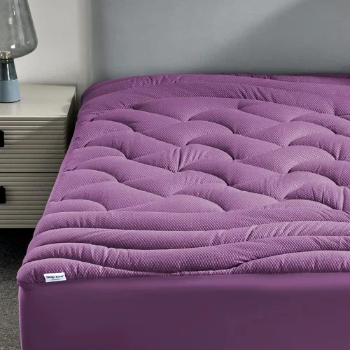 Vista 25 de SLEEP ZONE Cubrecolchón refrescante tamaño Twin para cama individual, funda de colchón fresca zonificada de primera calidad, protector de colchón
