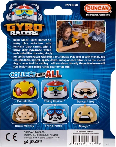Vista 14 de Duncan Toys Gyro Racer - Juguete de carreras con tecnología Gyro, Flying Squirrel