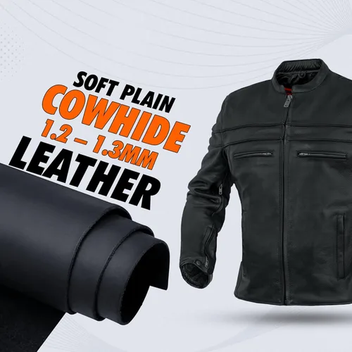 Vista 8 de Daniel Smart - Chaqueta de cuero negro para hombre, con cuello mandarín, con bolsillos interiores