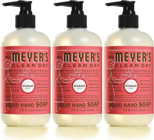 Vista 9 de MRS. MEYER'S CLEAN DAY Jabón para manos, Sidra de Manzana, Hecho con aceites esenciales, 12.5 oz - Paquete de 3