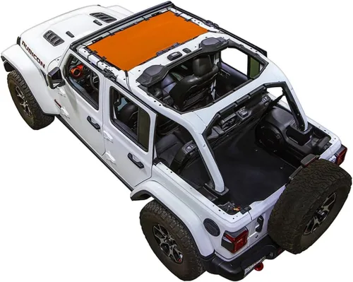 Vista 20 de SPIDERWEBSHADE Parasol de media parte original JL de 4 puertas (2018-2026) Compatible con Jeep Wrangler JL de 2 puertas o JLU Rubicon Sahara