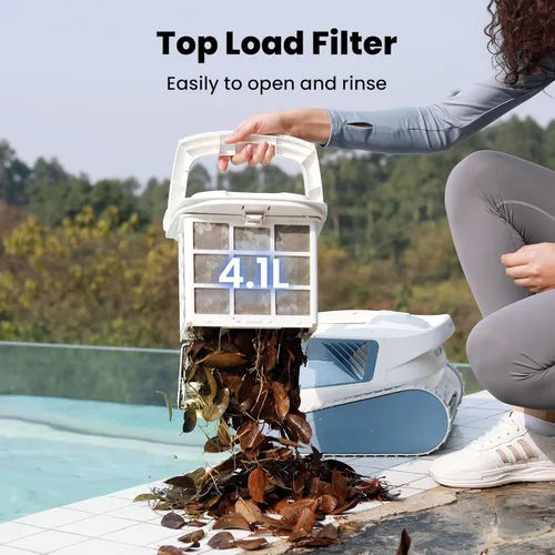 Vista 7 de Chasing Hydro 3S Limpiador Robótico para Piscinas Enterradas - 300min de duración, bombas duales centrífugas, 4 modos de limpieza, ideal