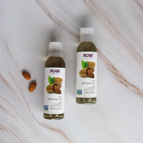Vista 5 de NOW Foods Solutions, aceite de almendras dulces, aceite hidratante 100% puro, promueve una piel de aspecto saludable, sin perfume, 4 onzas