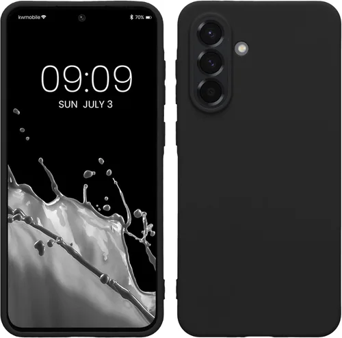 Vista 30 de kwmobile Funda compatible con Samsung Galaxy A12 - Funda protectora de silicona TPU suave y delgada - Verde oscuro mate