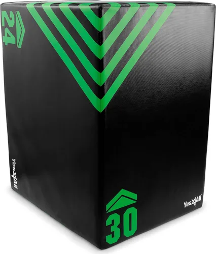 Vista 8 de Yes4All 3 in 1 Foam Plyometric Jump Box for Training & Conditioning - Plyo Jump Box for Fitness Workout Exercise