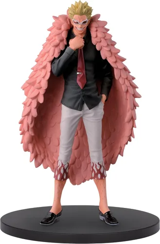 Banpresto Figura de Doflamingo de una pieza de 6.7 pulgadas, The Grandline Men Volumen 23