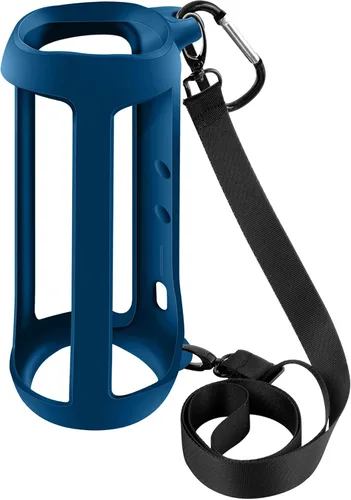 Vista 9 de Funda de silicona para JBL FLIP 5 impermeable portátil Bluetooth altavoz, cubierta de goma suave de gel, bolsa de almacenamiento de viaje con correa