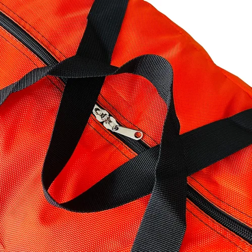 Vista 3 de DoYiKe Bolsa de lona de almacenamiento extra grande con cremalleras y asas, bolsa de lona plegable grande para viajes