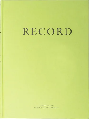 Vista 2 de Tacticai Libro de registro militar verde, 8" x 10.5" - 192 páginas, libro de registro para mantenimiento de registros, cadena de suministro