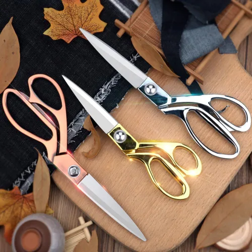 Vista 5 de Tijeras de corte de cinta de 10.5 pulgadas, tijeras de metal resistente para corte de cinta de ceremonia, tijeras profesionales para eventos