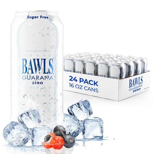 Vista 8 de BAWLS Guarana Zero - Soda con cafeína de alta energía, 16 onzas, paquete de 12 latas