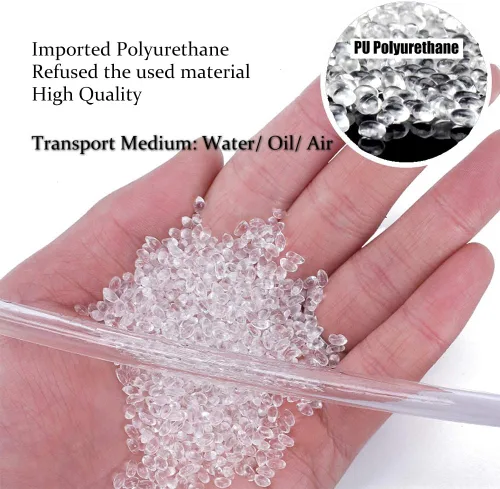 Vista 4 de Quickun Manguera neumática de 10mm x 6.5mm, tubo de poliuretano PU, línea de manguera de aire para conector de compresor de aire o transferencia