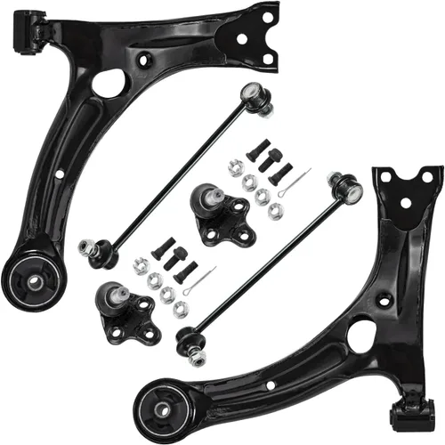 Vista 142 de Detroit Axle - Kit de extremo delantero RWD para Chrysler 300 Dodge Charge Challenger 2011-2019, 2 brazos de control inferiores traseros 2 rótulas