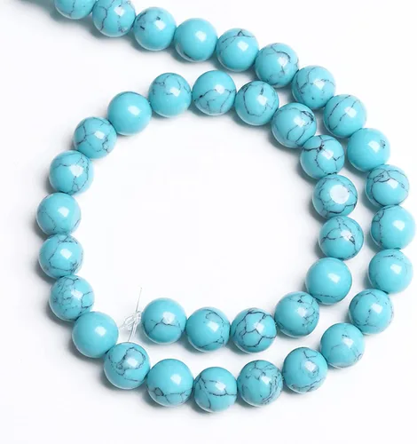 Vista 104 de 88 cuentas de piedra natural africana de piedra de sangre para hacer joyas y pulseras