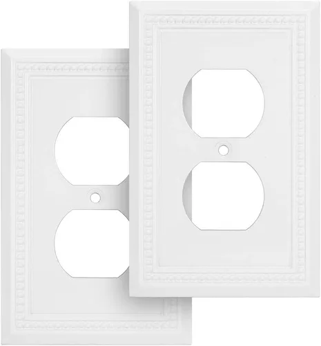 Vista 11 de Sunken Pearls - placa decorativa de pared, placa decorativa de pared, tapa de salida de la placa del interruptor, aleación de zinc sólida y duradera