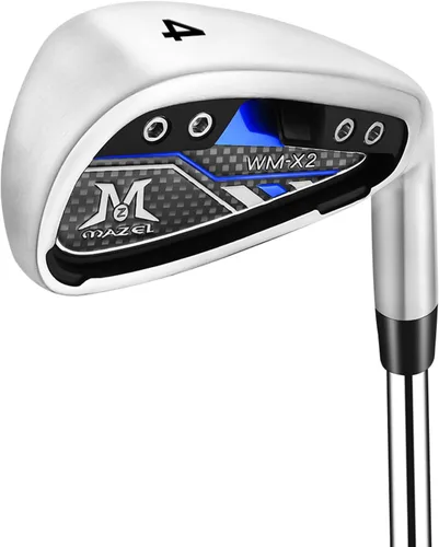 Vista 38 de MAZEL WM-X1/2 Hierros individuales para palos de golf para hombres 1,2,3,4,5,6,7,8,9, Pitching Wedge, Approach Wedge, Sand Wedge con ejes