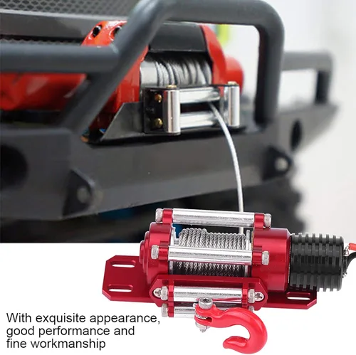 Vista 8 de Ruedas Beadlock de 1.9, cabrestante RC, cabrestante de vehículo modelo RC con control remoto para Traxxas HSP Redcat Tamiya Axial SCX10 D90 HPI 1:10