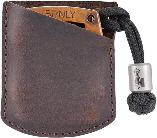 Vista 8 de VIPERADE PJ27 Funda de cuero para nudillos EDC, funda de monedas EDC para hombres, pequeña funda de cuero EDC para encendedor, llave de automóvil