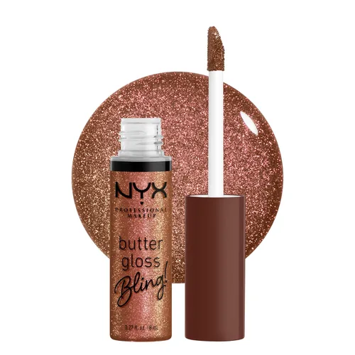 Vista 49 de NYX MAQUILLAJE PROFESIONAL Brillo de mantequilla, brillo de labios no pegajoso - tarta de queso de fresa (rosa cálido)