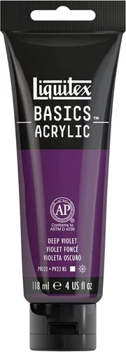 Vista 119 de Liquitex BASICS Pintura Acrílica, Tubo de 250ml (8.5 oz), Azul Ftalocianina