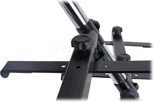 Vista 5 de Fat Toad Soporte Doble para Laptop DJ (Edición PRO de Mesa) – Estante Portátil de 2 Niveles para Equipo de PC con Monturas de Soporte