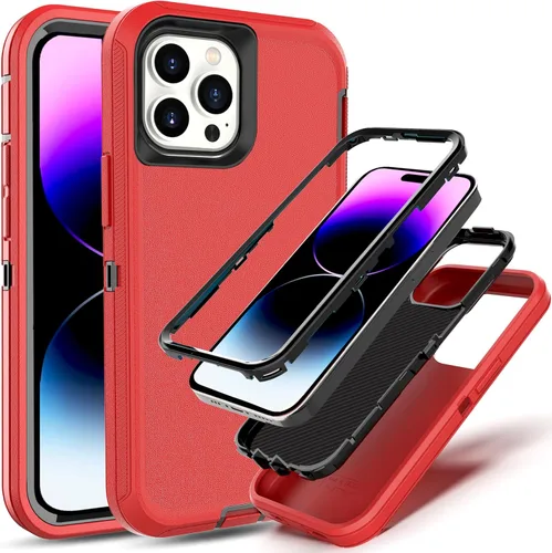 Vista 30 de Funda para iPhone 13 Pro Max y iPhone 14 Pro Max, [compatible con MagSafe] [prueba anticaídas de 10 pies] [2 protectores de pantalla de TPE]