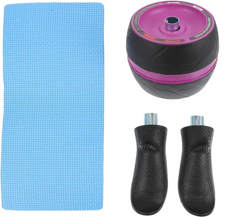 Abaodam Rueda de rodillo abdominal de rebote automático para hombres y mujeres, gimnasio en casa, fuerza de núcleo, ejercicio de fitness, rueda de