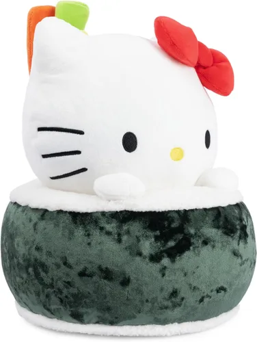 Vista 3 de GUND Sanrio Hello Kitty - Peluche de sushi prémium para edades de 1 año en adelante, verde/blanco, 10 pulgadas