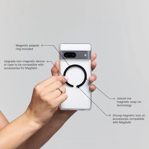 Vista 5 de Midnight Green Wildflower Floral Flower Design PopSockets PopGrip for MagSafe