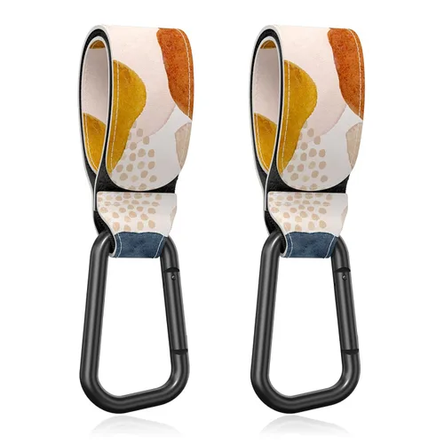 Vista 21 de Ganchos para cochecito de bebé para colgar bolsas, accesorios universales para cochecito, gancho para mamá para bolsa de pañales, carro de compras