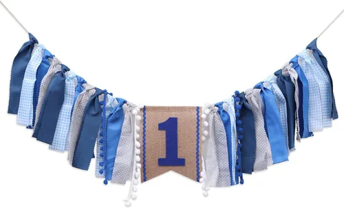 Vista 11 de Cartel de béisbol para el primer cumpleaños para silla de bebé, decoración de primer cumpleaños para niño, traje de aplastamiento de pasteles