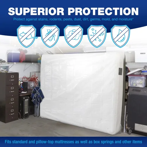 Vista 6 de Bolsas de colchón (1 paquete - 5 mil individual / individual XL - 39 x 14 x 100)