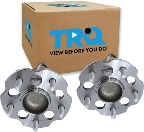 Vista 107 de TRQ Conjunto de rodamiento y cubo de rueda delantera de 2 piezas compatible con Chevrolet Trailblazer 02-09, Trailblazer EXT 02-06, GMC Envoy 02-09