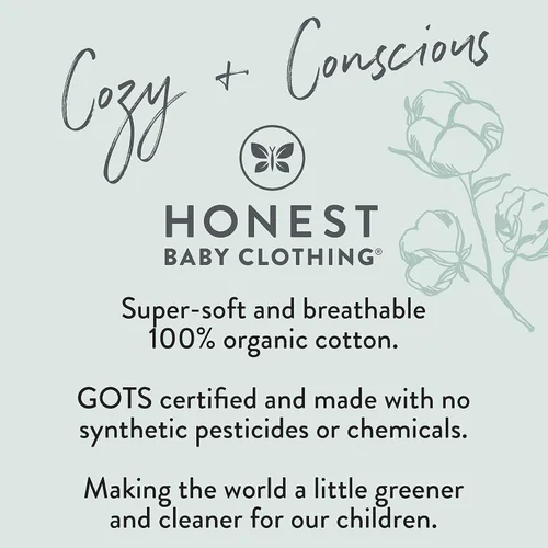 Vista 4 de HonestBaby Baby - Paquete de 100% gorras de algodón orgánico multipack y guantes sin rasguños