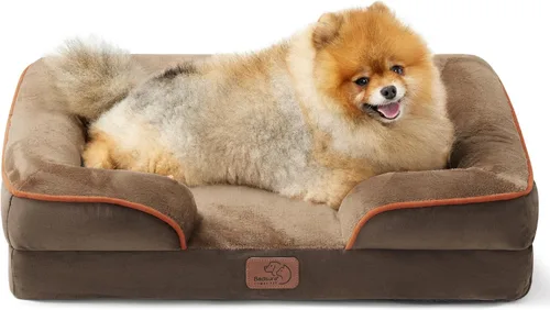 Vista 111 de Bedsure Camas ortopédicas para perros de tamaño grande - Cama impermeable para perros grandes y gatos, sofá para perros cómodo con funda extraíble