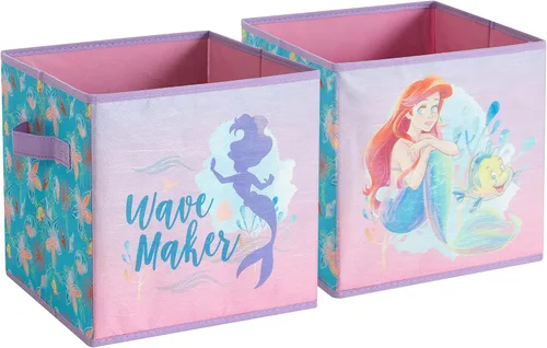 Vista 141 de Idea Nuova Marvel Avengers - Juego de dos espaciosos cubos de almacenamiento plegables, 10 x 10 pulgadas, Avengers / gris