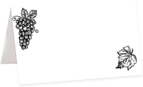 Vista 13 de Andaz Press Tarjetas de mesa de otoño y otoño con hojas de arce para mesas de fiesta de boda, tarjetas de lugar con nombre de asientos, puntuadas