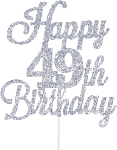 Vista 56 de Decoración para tartas de cumpleaños número 14 con purpurina plateada, decoración de cumpleaños de 14 años, decoración de cumpleaños de 14 años