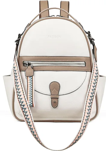 Vista 13 de FADEON Mini mochila de piel para mujer, mochilas pequeñas y bonitas de diseño, mochila de hombro de moda para damas, Mochilas Daypack