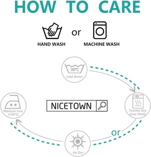 Vista 6 de NICETOWN Cenefas de Ventana Opacas con Aislamiento Térmico para Guardería - Paneles de Cortina con Bolsillo para Barra de Decoración del Hogar