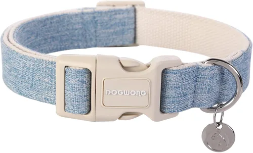 Vista 16 de DOGWONG Collar de perro de San Valentín, collar de perro con estampado de corazones para perros grandes, lindos collares de primavera, hembra