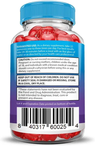 Vista 6 de Paquete de 3 gomitas de vinagre de sidra de manzana de 1000 mg Keto Blast Keto ACV, fórmula avanzada formulada con jugo de remolacha de granada