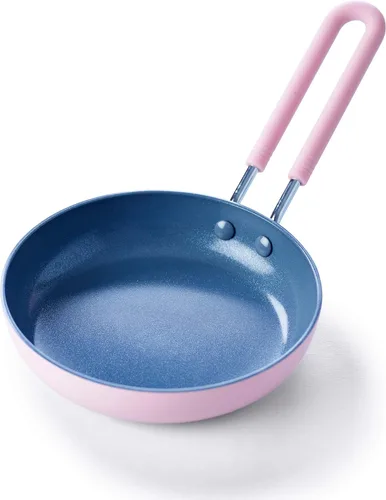 Vista 9 de GreenPan Mini Sartén Antiadherente de Cerámica Saludable, Sartén Redonda para Huevos de 5", Libre de PFAS, Apta para Lavavajillas, Mango que se