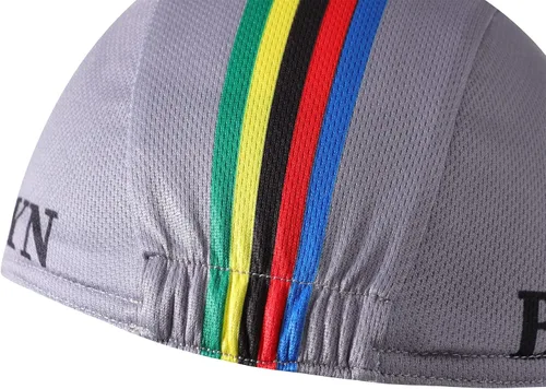 Vista 20 de Brooklyn - Gorra de ciclismo retro para usar debajo del casco, forro de casco de ciclismo, transpirable y absorción de sudor Negro