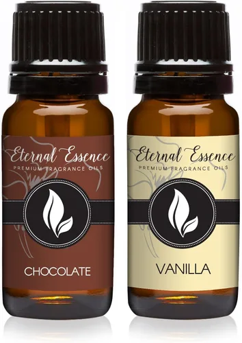 Vista 293 de Eternal Essence Oils Aceite aromático de grado premium de chocolate – Aceite de fragancia vegano en vidrio ámbar seguro – Aceite perfumado