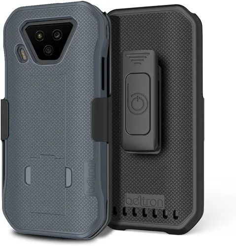 Vista 4 de BELTRON DuraForce Ultra 5G UW - Funda con clip, resistente con clip giratorio para cinturón para Kyocera DuraForce Ultra 5G E7110 (Verizon). Negro